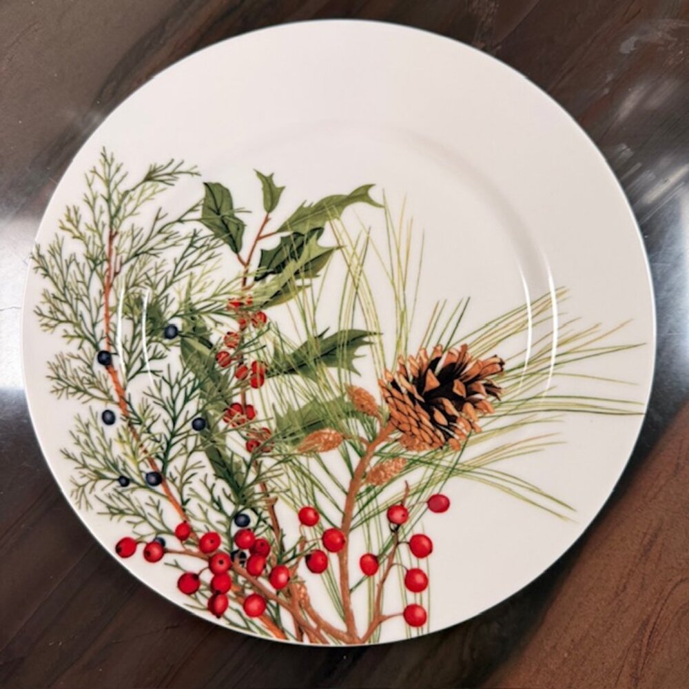 William Sonoma holiday plate ~9 inches in diameter. Excellent condition